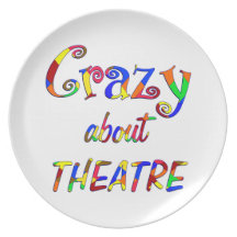Crazy About Theatre Party Plates