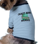 Crazy About Whales pet clothing