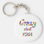 Crazy About Yoga Key Chains