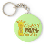 Crazy Baby Giraffe Keychain