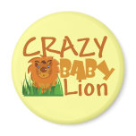 Crazy Baby Lion Magnet