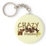 Crazy Baby Monkey keychains