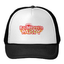 crazy bachelorette party wild retro vintage crazy mesh hat