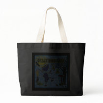 Crazy Bird Lady Design Canvas Bags