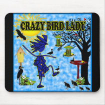 Crazy Bird Lady Design