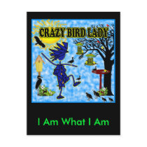 Crazy Bird Lady Design