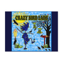 Crazy Bird Lady Design