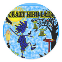 Crazy Bird Lady Design