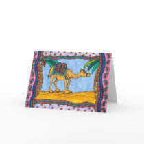 Crazy Camel Greeting Card
