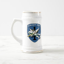 Crazy Cat Aviation 1 Coffee Mugs