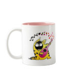 Crazy Cat Guitarist mugs
