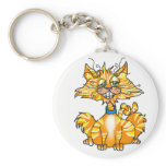 Crazy Cat keychains
