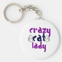 Crazy Cat Lady Key Chains