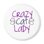 Crazy Cat Lady Magnet