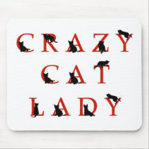 Crazy Cat Lady Mouse Pads