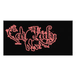 Crazy Cat Lady Red photo cards