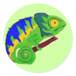 Crazy Chameleon Sticker