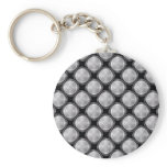 Crazy Circles Digital Art keychains