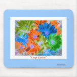 Crazy Daisies - (white border print)