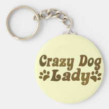 Crazy Dog Lady Key Chain