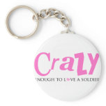Crazy enough to love a Soldier keychains