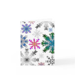 crazy flakes greeting cards
