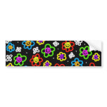Crazy Flowers bumper stickers