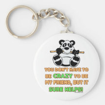 Crazy Friends Keychain