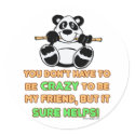 Crazy Friends Stickers