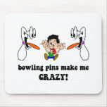 Crazy funny bowling mousepads