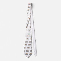 Crazy funny bowling custom tie