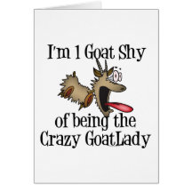 Crazy Goat Lady GetYerGoat Cards