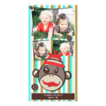 Crazy Hat Sock Monkey Photocards