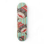 Crazy Hat Sock Monkeys on a Skateboard!