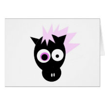 Crazy horse greeting card