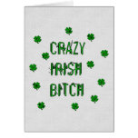 Crazy Irish B***** Card