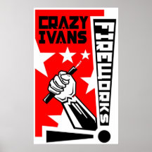 crazy ivan fireworks poster