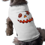 Crazy Jack O Lantern Pumpkin Face Orange pet clothing
