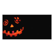 Crazy Jack O Lantern Pumpkin Face Orange