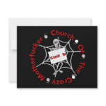 Crazy MF Church invitations