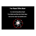 Crazy Motherf***ker Church business cards