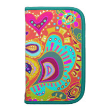 Crazy Paisley Orange Planner