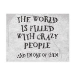 Crazy People postcards