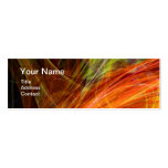 CRAZY PHOTON MONOGRAM gem orange Business Card