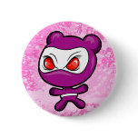 Crazy Polar Bear Warrior Ninja  Button