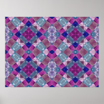 Crazy Quilt Digital Art Poster