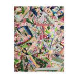 Crazy Quilt in Spring Colours postcards