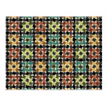 Crazy Squares Postcard