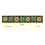 Crazy Squares Skinny Business Card