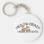 Crazy Squirrel Key Chain